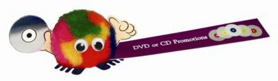DVD & CD HANDHOLDER LOGO BUG with Full Colour Printed Ribbon