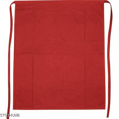 APRON - LARGE 180 G ECO TEX STANDARD 100 in Red