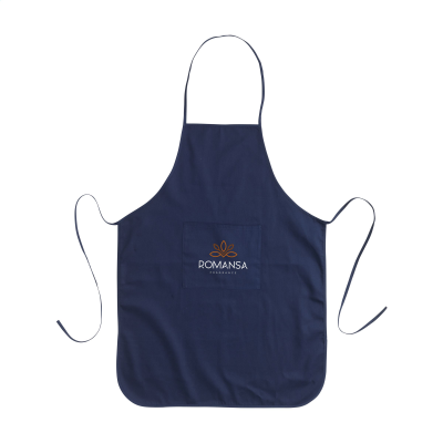 APRON RECYCLED COTTON in Blue