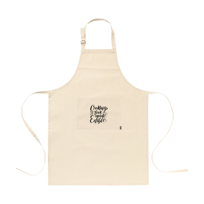 COCINA RECYCLED COTTON APRON in Natural