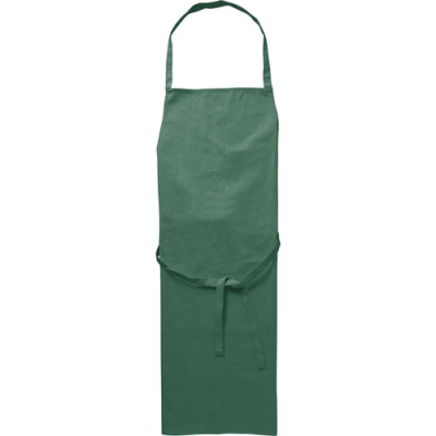 COTTON APRON in Green