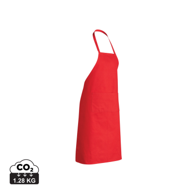 IMPACT AWARE™ RECYCLED COTTON APRON 180G in Red