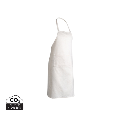 IMPACT AWARE™ RECYCLED COTTON APRON 180G in White