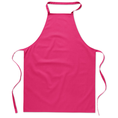 KITCHEN APRON in Cotton in Pink