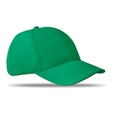 6 PANELS BASEBALL CAP in Green