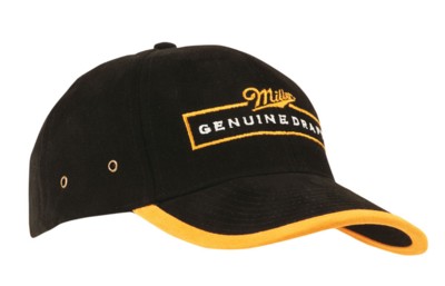 BRUSHED HEAVY COTTON with Peak & Arch Trim Baseball Cap