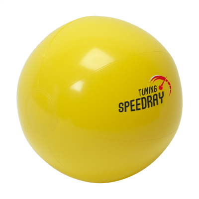 BEACHBALL SOLID 40CM in Yellow