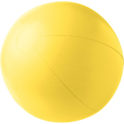 INFLATABLE BEACH BALL in Yellow