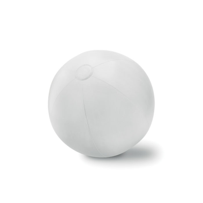 LARGE INFLATABLE BEACH BALL in White