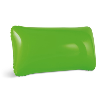 TIMOR OPAQUE PVC INFLATABLE BEACH CUSHION in Pale Green