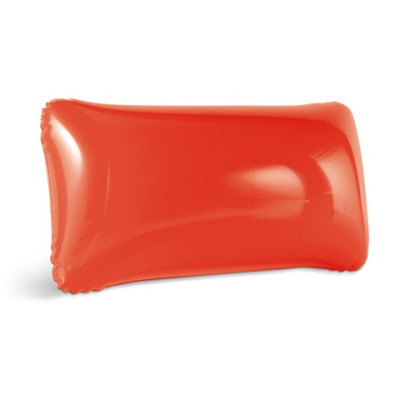 TIMOR OPAQUE PVC INFLATABLE BEACH CUSHION in Red