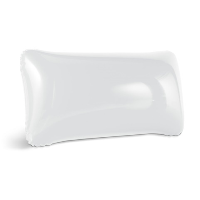 TIMOR OPAQUE PVC INFLATABLE BEACH CUSHION in White
