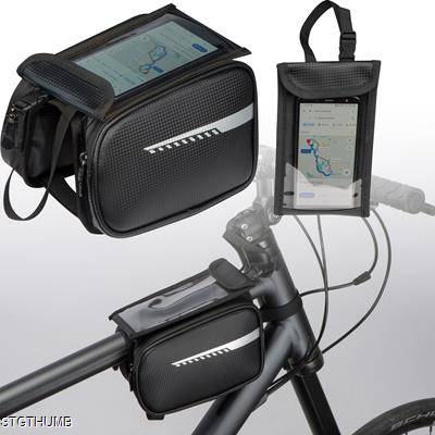 BICYCLE MOBILE PHONE BAG in Black