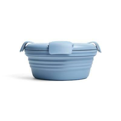 STOJO COLLAPSIBLE BOWL in Steel Blue