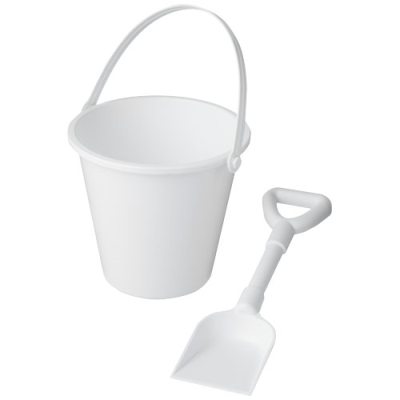 TIDES RECYCLED BEACH BUCKET AND SPADE in White