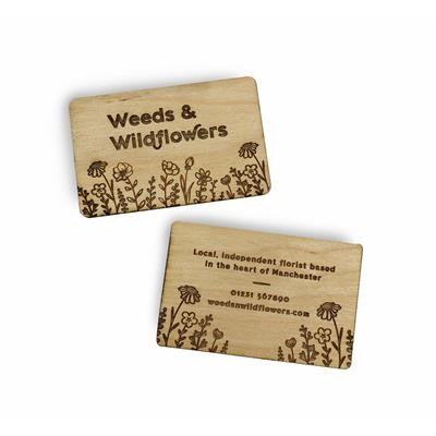 WOOD BUSINESS CARD