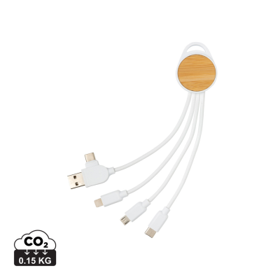 RCS RECYCLED PLASTIC ONTARIO 6-IN-1 ROUND CABLE in White