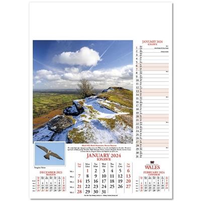 DISCOVERING WALES WALL CALENDAR
