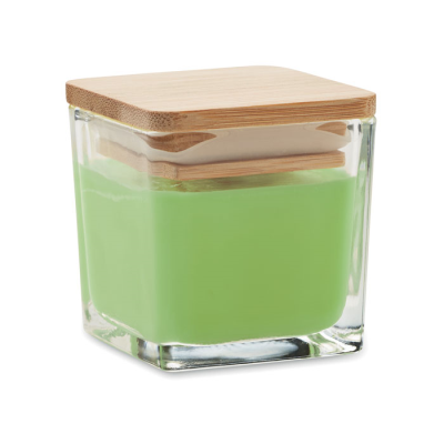 SQUARED FRAGRANCE CANDLE 50GR in Green