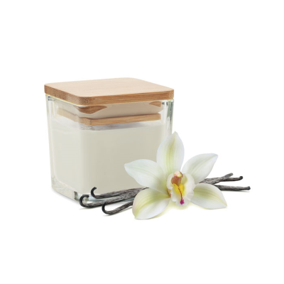 SQUARED FRAGRANCE CANDLE 50GR in White