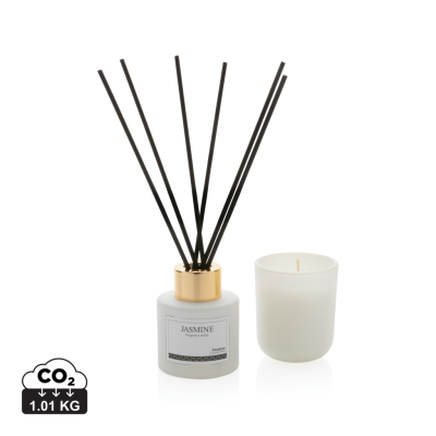 UKIYO CANDLE AND FRAGRANCE STICK GIFT SET in White