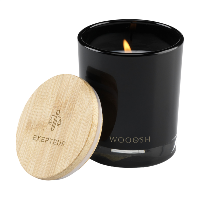 WOOOSH SCENTED CANDLE SWEETS VANILLA in Black