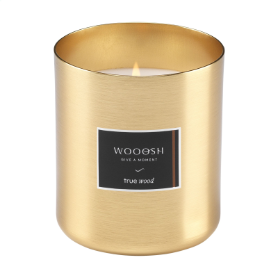 WOOOSH SCENTED CANDLE TRUE WOOD in Rose Gold