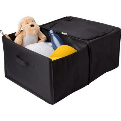 CAR ORGANIZER with Cooler Compartment in Black