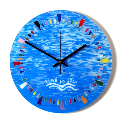 CLOCK - WALL CLOCK- RECYCLED & RECYCLABLE 3MM PERSPEX