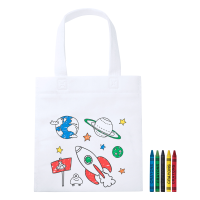 MOSBY COLOURING SHOPPER TOTE BAG