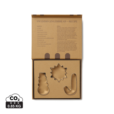 VINGA CLASSIC COOKIE CUTTER 3-PIECE SET in Grey