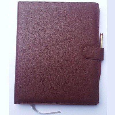 CHELSEA LEATHER DESK DARY OR NOTE BOOK WALLET with Magnetic Clasp