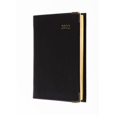 COLLINS CLASSIC REGAL WEEK TO VIEW DIARY with Pen in Black