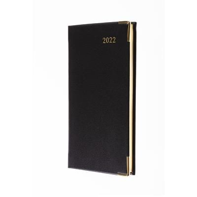 COLLINS CLASSIC SLIMCHART WEEK TO VIEW APPOINTMENT DIARY in Black