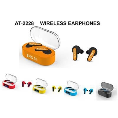 2228 TRULY CORDLESS STEREO EARPHONES with Charger Box