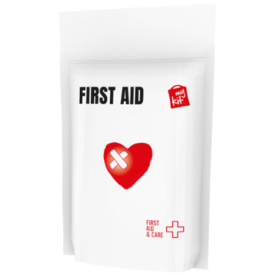 MINIKIT FIRST AID with Paper Pouch in White