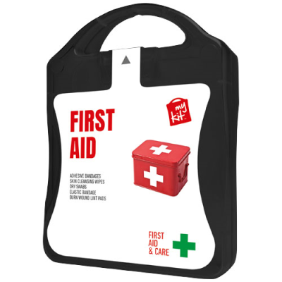 MYKIT FIRST AID in Solid Black