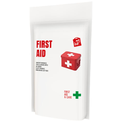 MYKIT FIRST AID with Paper Pouch in White