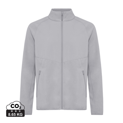 IQONIQ TALUNG RECYCLED POLYESTER MICROFLEECE ZIP THROUGH in Storm Grey