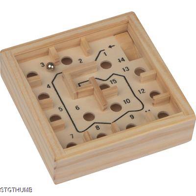 PUZZEL WOOD LABYRINTH in Beige