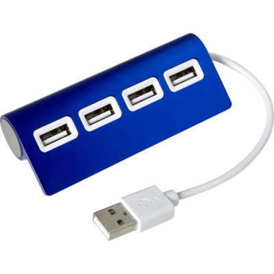 ALUMINIUM METAL USB HUB in Blue