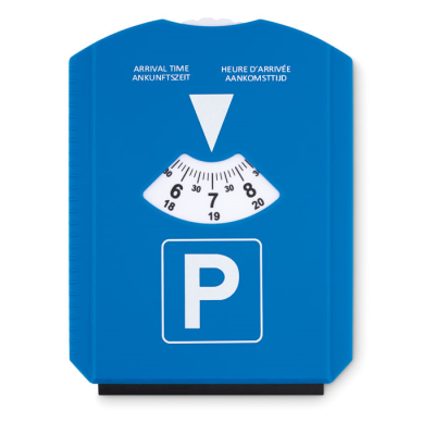 ICE SCRAPER in Parking Card in Blue