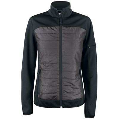 CUSTER LADIES LIGHTLY PADDED FLEECE JACKET with Reflective Print