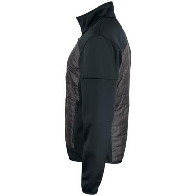 CUSTER MENS LIGHTLY PADDED FLEECE JACKET with Reflective Print