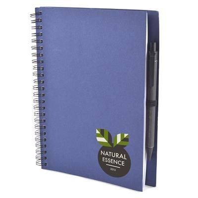 A5 INTIMO RECYCLED NOTE BOOK in Navy Blue
