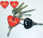 HEART PROMOTIONAL KEY CAP in Red