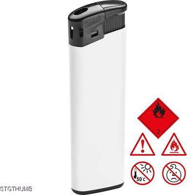ELECTRONIC PLASTIC LIGHTER in White