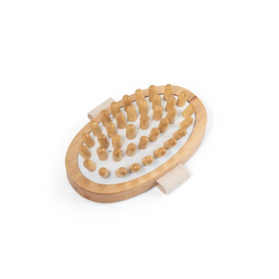DOWNEY WOOD ANTI-CELLULITE MASSAGER in Natural