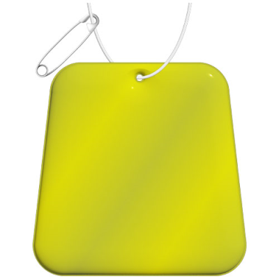 RFX™ H-09 TRAPEZIUM REFLECTIVE PVC HANGER in Neon Fluorescent Yellow