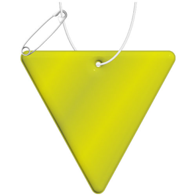 RFX™ H-12 INVERTED TRIANGULAR REFLECTIVE TPU HANGER in Neon Fluorescent Yellow